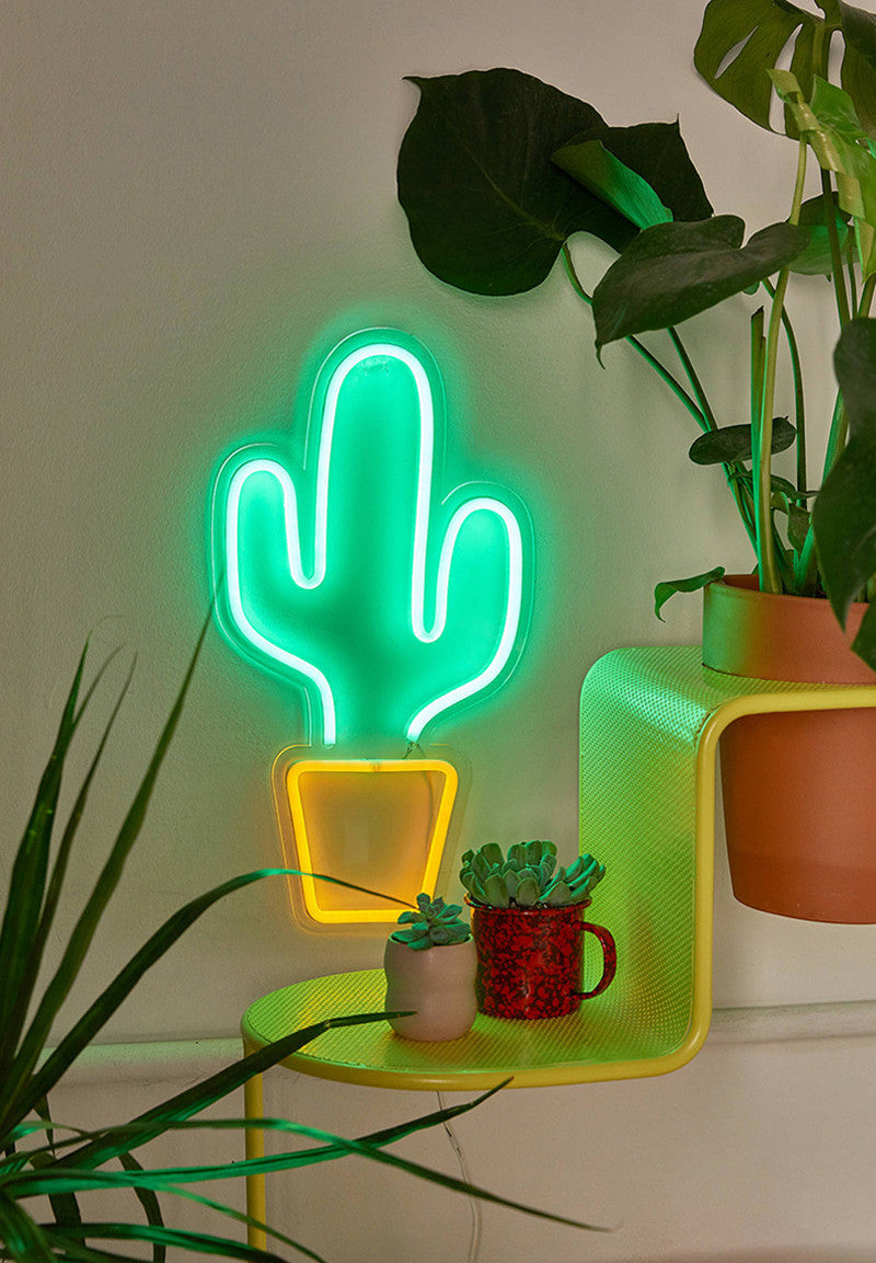 LED NEON LIGHT CACTUS DECOR