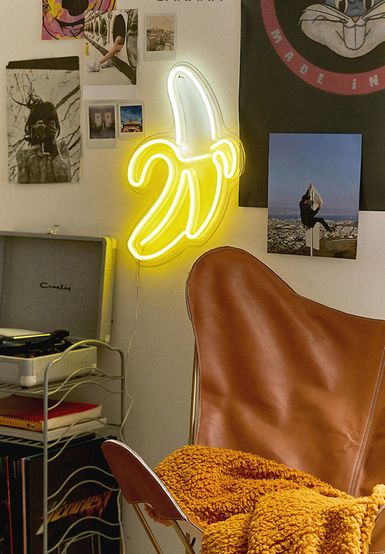 LED NEON LIGHT BANANA DECOR